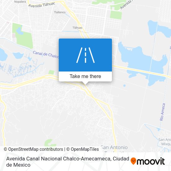 Mapa de Avenida Canal Nacional Chalco-Amecameca