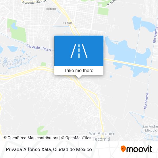 Privada Alfonso Xala map