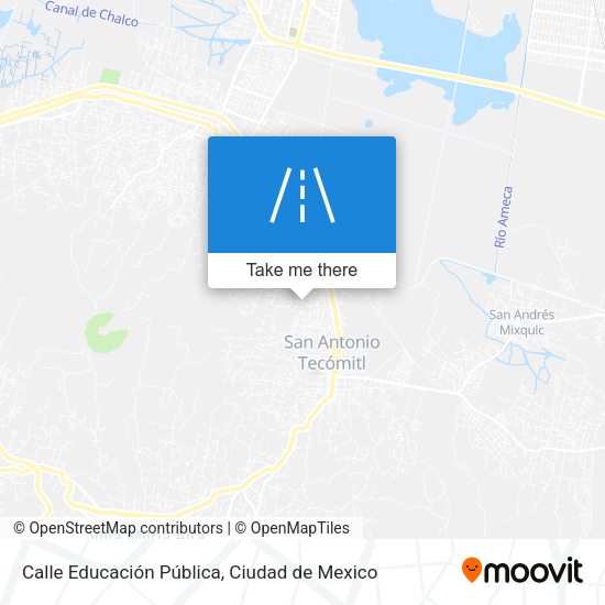 Calle Educación Pública map