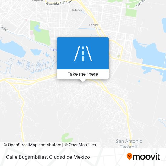 Calle Bugambilias map