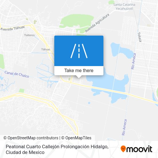 Peatonal Cuarto Callejón Prolongación Hidalgo map