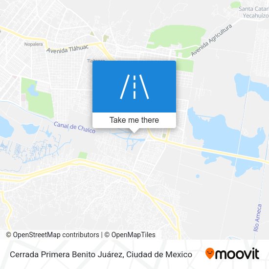 Cerrada Primera Benito Juárez map