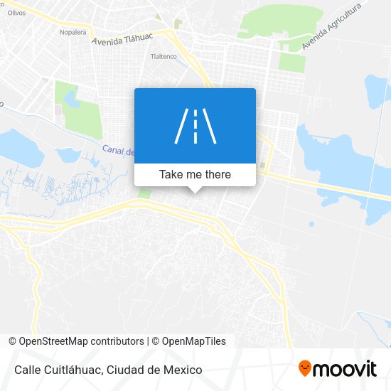 Mapa de Calle Cuitláhuac