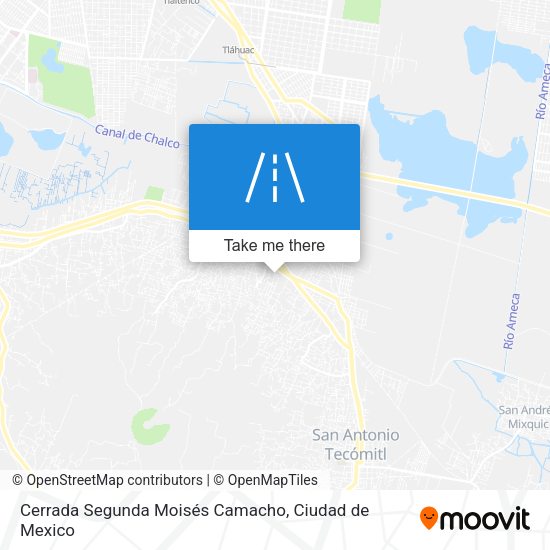 Cerrada Segunda Moisés Camacho map