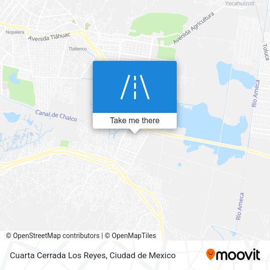 Mapa de Cuarta Cerrada Los Reyes