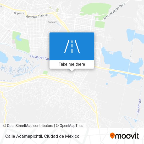 Calle Acamapichtli map