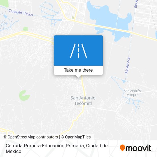 Mapa de Cerrada Primera Educación Primaría