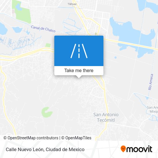 Calle Nuevo León map