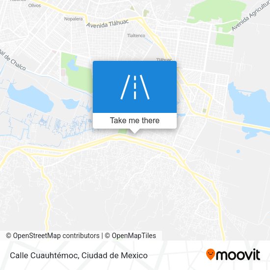 Calle Cuauhtémoc map
