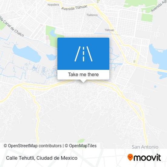 Calle Tehutli map