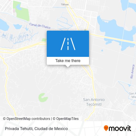 Privada Tehutli map