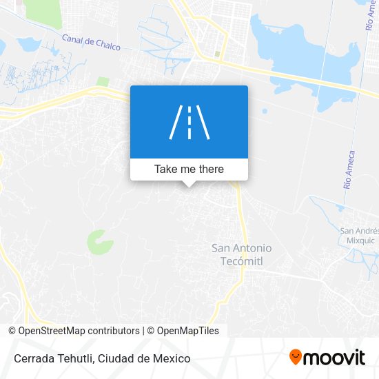 Cerrada Tehutli map