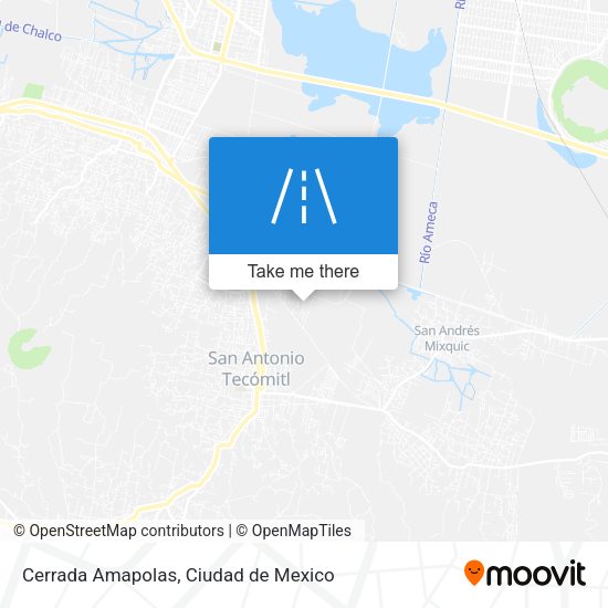 Mapa de Cerrada Amapolas