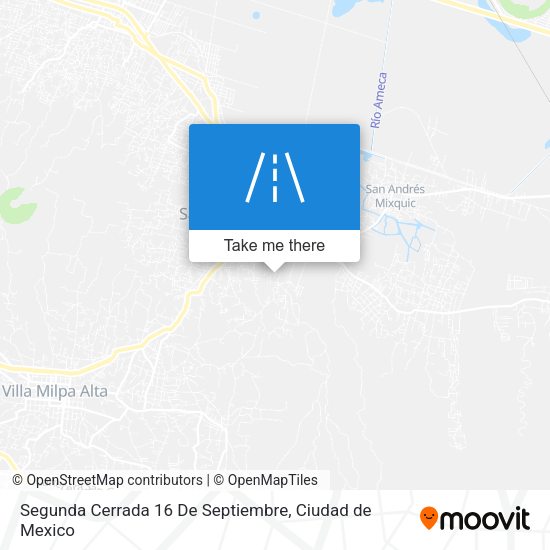Segunda Cerrada 16 De Septiembre map