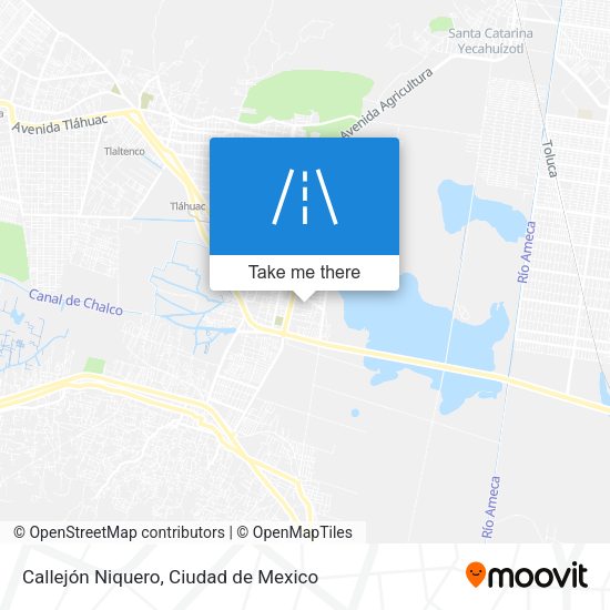 Callejón Niquero map