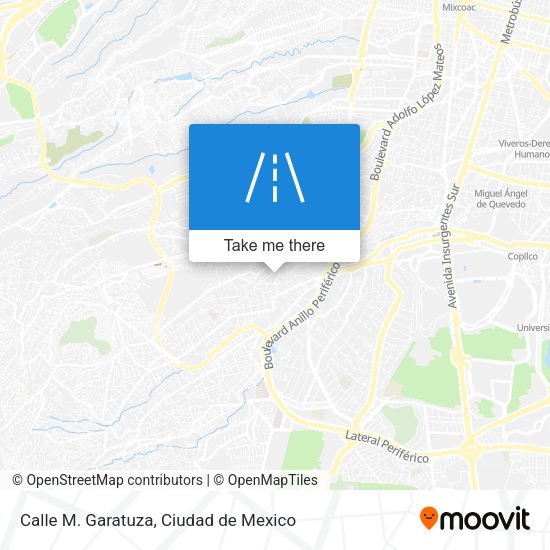 Calle M. Garatuza map