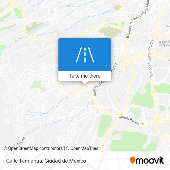 Calle Tamiahua map
