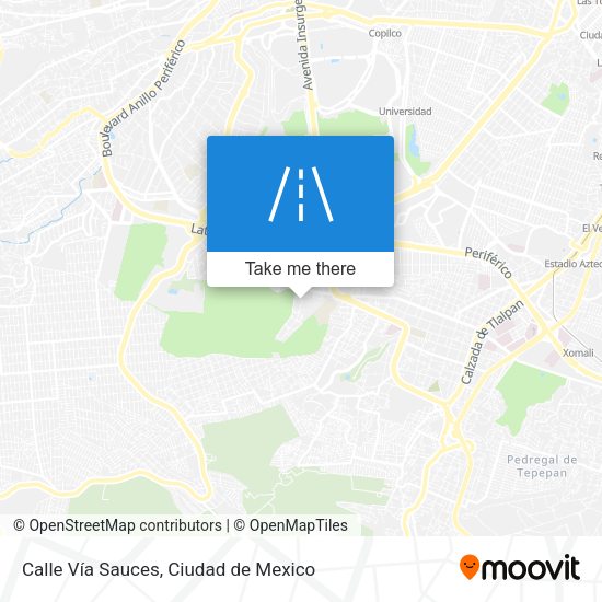 Calle Vía Sauces map