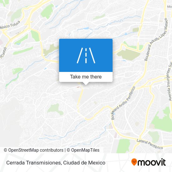 Cerrada Transmisiones map