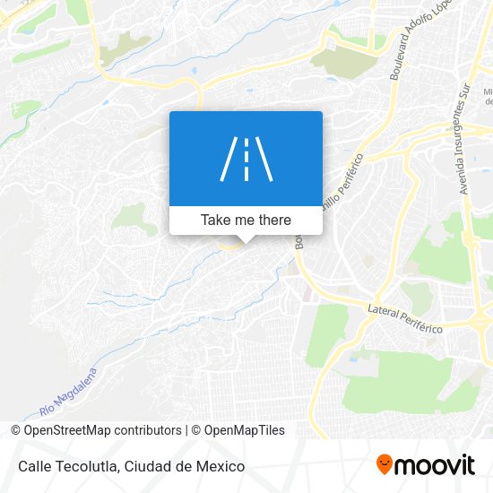 Mapa de Calle Tecolutla