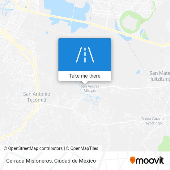 Mapa de Cerrada Misioneros