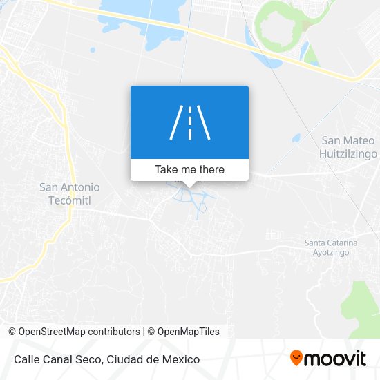 Mapa de Calle Canal Seco