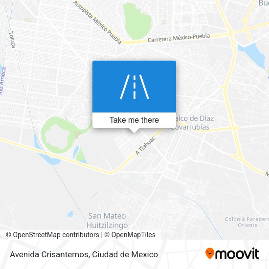 Avenida Crisantemos map