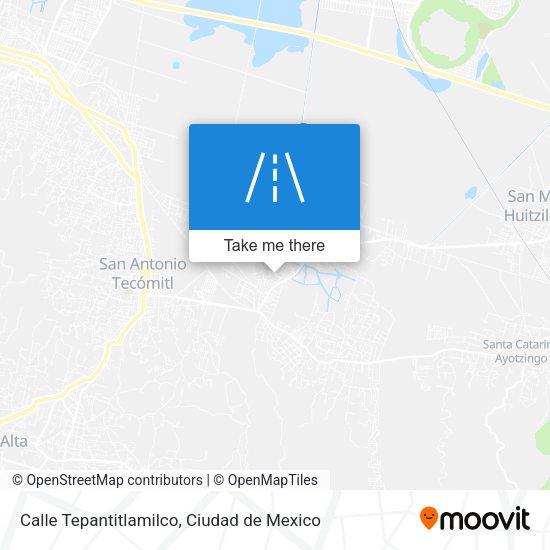 Calle Tepantitlamilco map