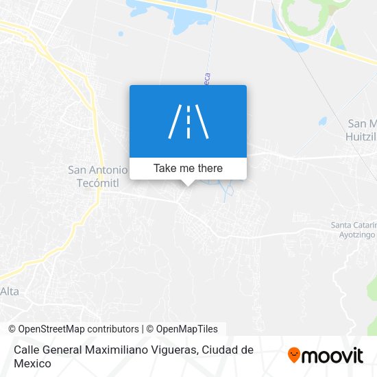 Mapa de Calle General Maximiliano Vigueras