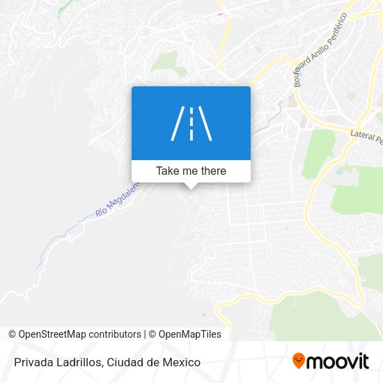 Privada Ladrillos map