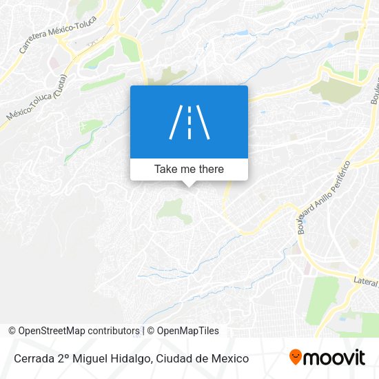 Cerrada 2º Miguel Hidalgo map