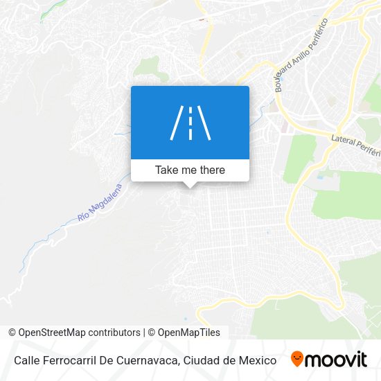 Calle Ferrocarril De Cuernavaca map