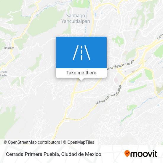 Cerrada Primera Puebla map