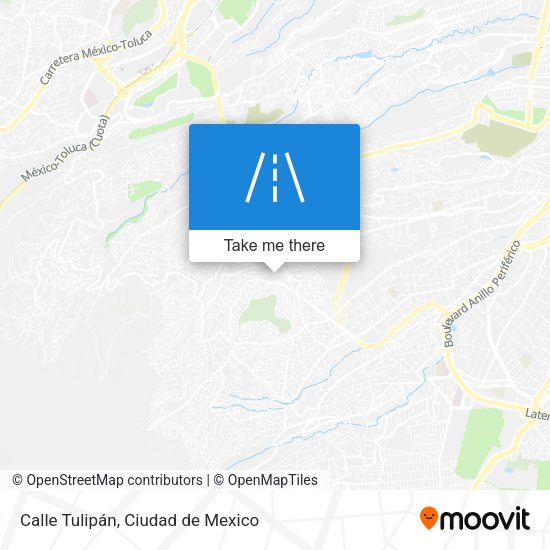 Mapa de Calle Tulipán