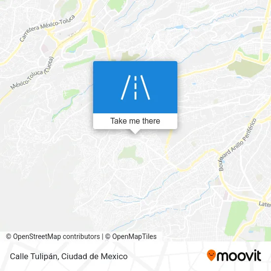 Calle Tulipán map