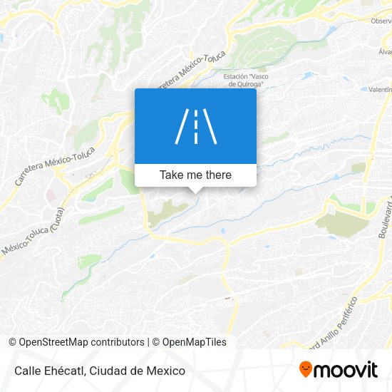 Calle Ehécatl map