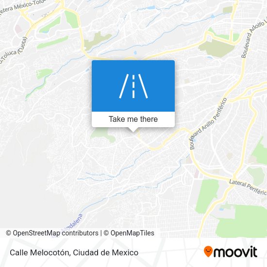 Mapa de Calle Melocotón