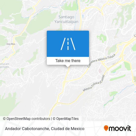 Andador Cabotonanche map