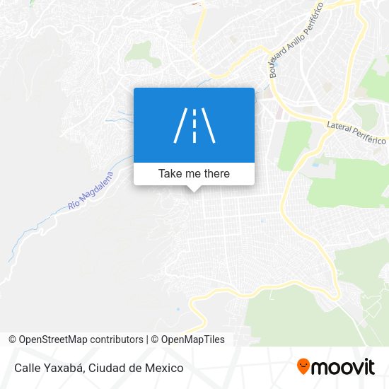 Calle Yaxabá map