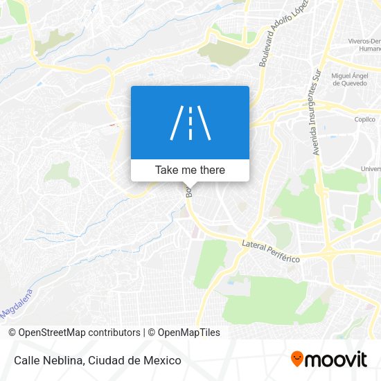 Calle Neblina map