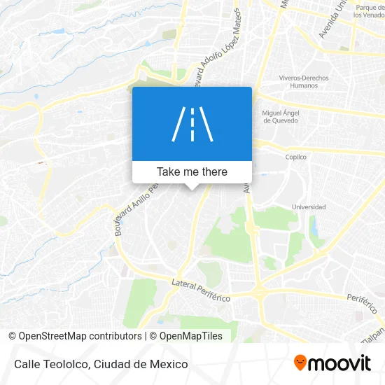 Calle Teololco map
