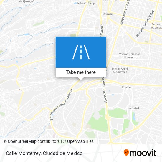 Calle Monterrey map