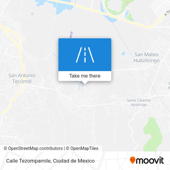 Calle Tezompamile map