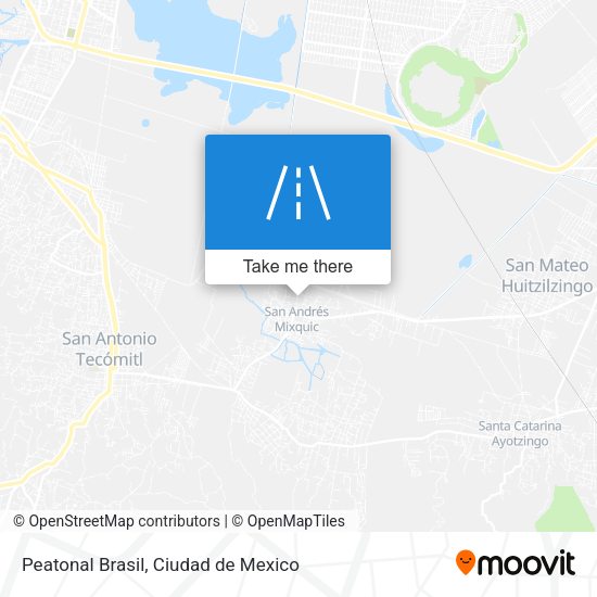 Mapa de Peatonal Brasil