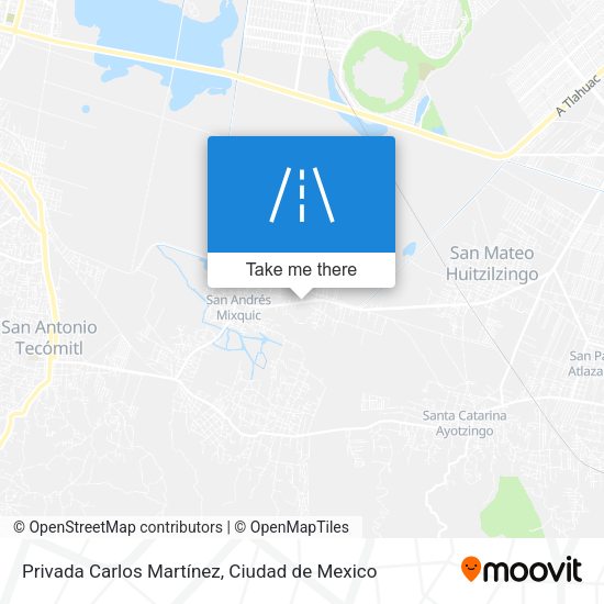 Privada Carlos Martínez map