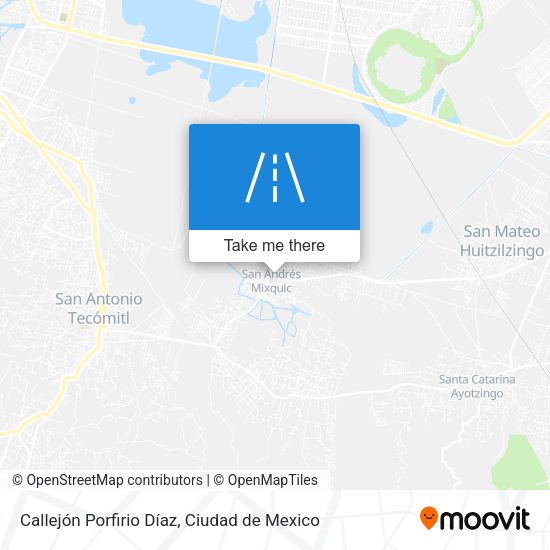 Callejón Porfirio Díaz map