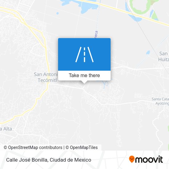 Mapa de Calle José Bonilla
