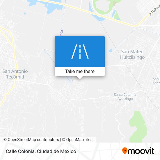 Calle Colonia map