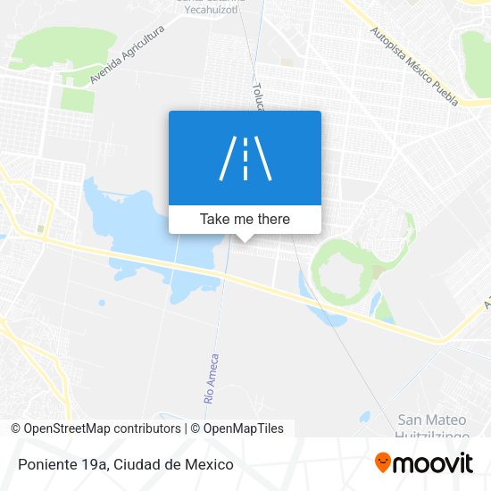 Mapa de Poniente 19a