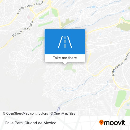 Mapa de Calle Pera